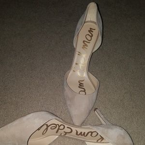 Suede Sam Edelman D'Orsay Telsa Pumps